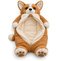Sac de couchage chien Corgi ouvert, doublure matelassée
