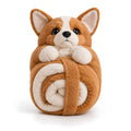 Sac de couchage chien roulé en un petit paquet