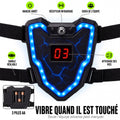 Le gilet lumineux qui vibre quand il est touché